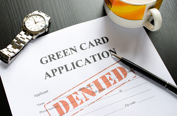 What happens if you fail a marriage green card interview?
